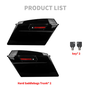 LU002001 hcmotorku gloss black saddlebags set touring 2005 black latch product list