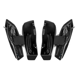 Direct Fit Vivid Black Hard Saddlebags with Audio Lids For Harley CVO Road Glide 2023-2025 | HCmotorku