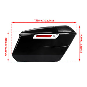 Direct Fit Vivid Black Hard Saddlebags & Audio Lids For Harley CVO Road Glide 2023-2025 | HCmotorku