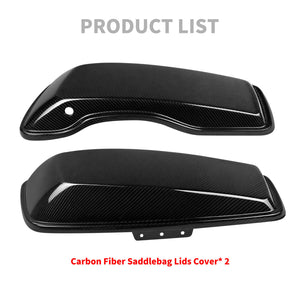 LU002801 hcmotorku carbon fiber saddlebag lids touring 2018 black product list