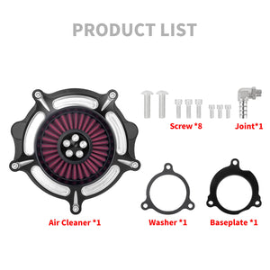 MP315-950E HCmotorku High-Flow CNC Air Intake Cleaner Filter System for Harley Touring CVO & Softail 2023-2025