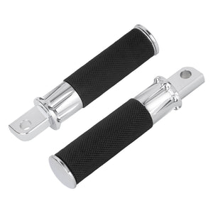 PE001903 HCmotorku Heavy-Duty Billet Aluminum Passenger Rear Footpegs for Harley ‘84-’25 Softail Touring Chrome