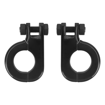 Footpeg Clamp for 1.25“ Highway Crash Bar Black Fit Harley Street Glide | HCmotorku