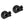 Footpeg Clamp for 1.25“ Highway Crash Bar Black Fit Harley Street Glide | HCmotorku