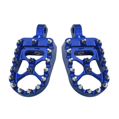 CNC Foot Pegs Floorboards MX Fat Pedals Fit Harley Softail Road King | HCmotorku