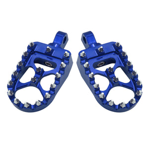 CNC Foot Pegs Floorboards MX Fat Pedals Fit Harley Softail Road King | HCmotorku