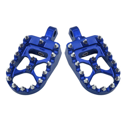 CNC Foot Pegs Floorboards MX Fat Pedals Fit Harley Softail Road King | HCmotorku