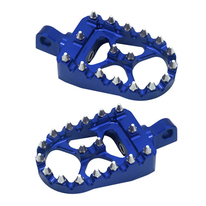 CNC Foot Pegs Floorboards MX Fat Pedals Fit Harley Softail Road King | HCmotorku