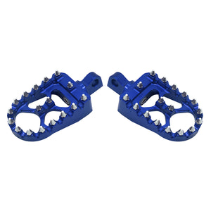 CNC Foot Pegs Floorboards MX Fat Pedals Fit Harley Softail Road King | HCmotorku
