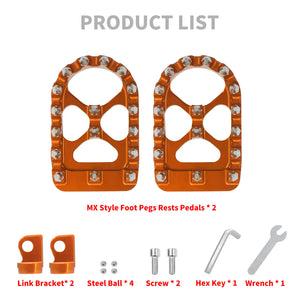 PE010608 HCmotorku Foot Pegs Floorboards MX Pedals Fit Harley Softail Road King Product List