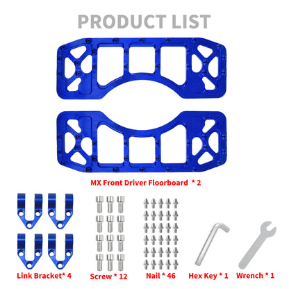 CNC Wide Offroad Rider Floorboards For Harley Touring 1986-2025 Softail | HCmotorku