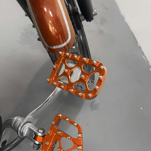 PE012006 HCmotorku Brake Pedal Pad For Harley '86-'17 Softail FL Touring-Orange