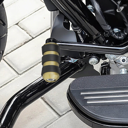 PE014204 hcmotorku Yellow Gear Shift Brake Lever Toe Shifter Peg for harley