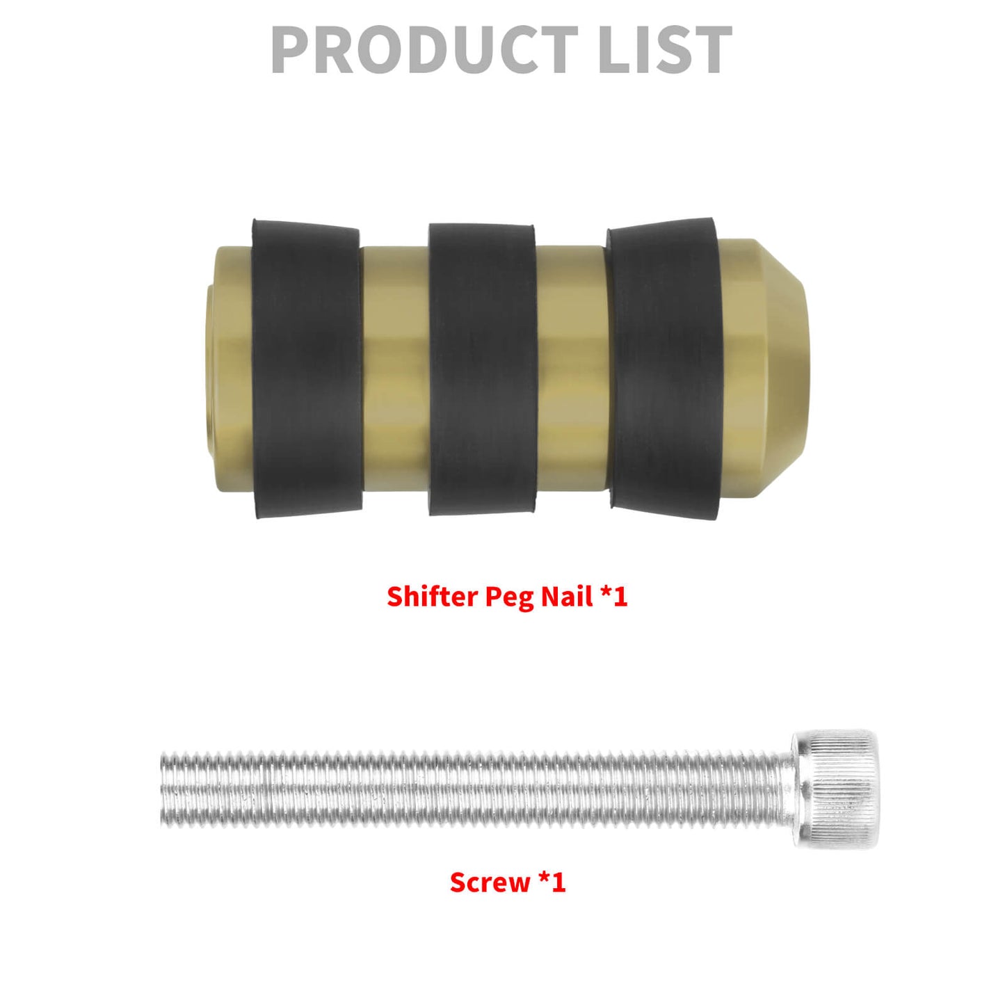PE014204 hcmotorku Yellow Gear Shift Brake Lever Toe Shifter Peg for harley dyna - product list