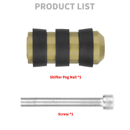 PE014204 hcmotorku Yellow Gear Shift Brake Lever Toe Shifter Peg for harley dyna - product list