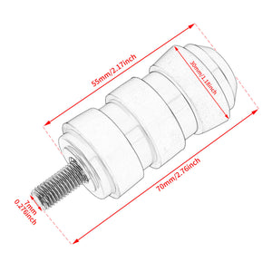 PE014205 mactions Red Footpeg Gear Shift Brake Shifter Peg for harley electra glide size