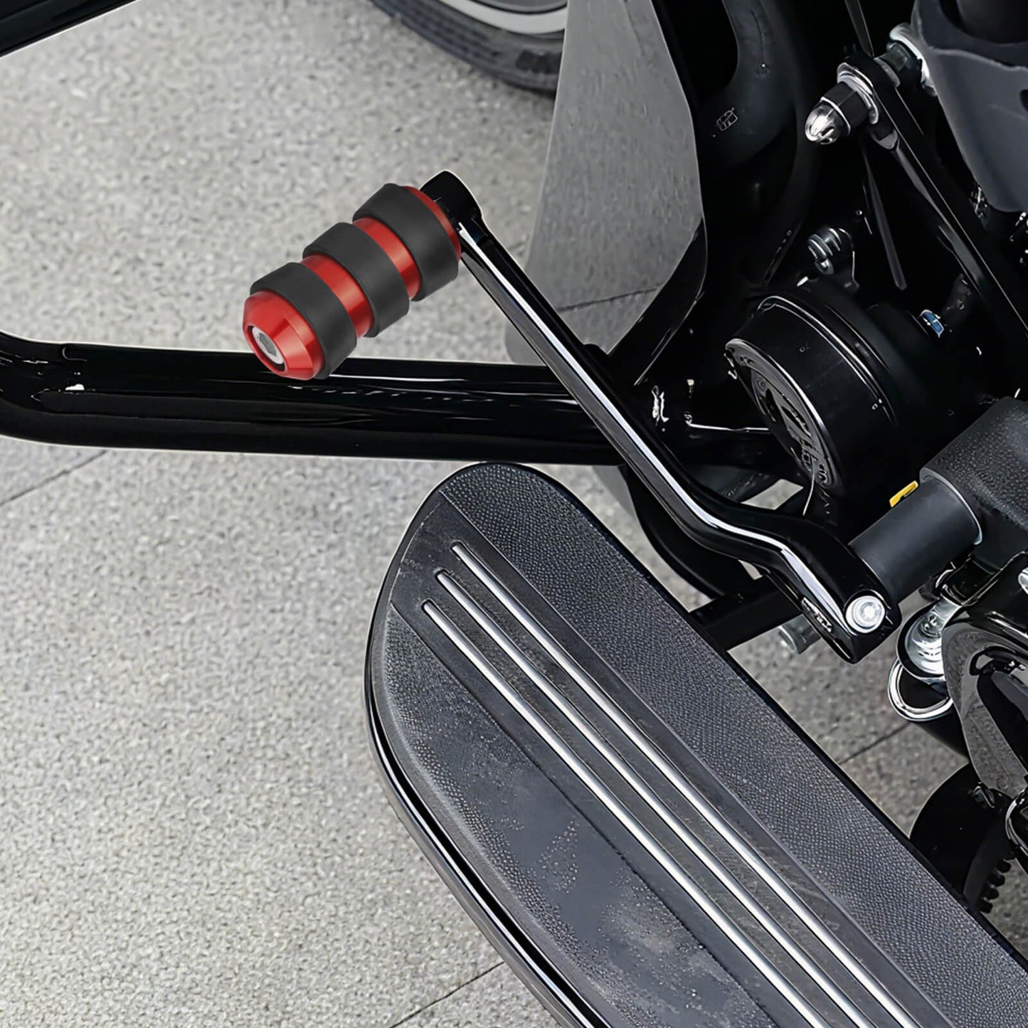 PE014205 mactions Red Footpeg Gear Shift Brake Shifter Peg for harley softail