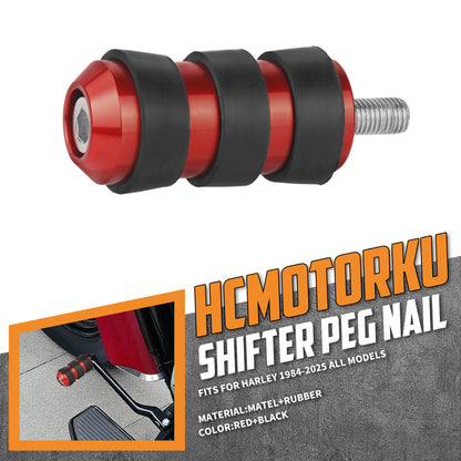 PE014205 mactions Red Footpeg Gear Shift Brake Shifter Peg for harley touring