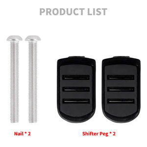 PE016201 HCmotorku Black Gear Shift Pegs Shift Pedals for Harley Softail Touring Dyna Sportster ‘84-’25 Product List