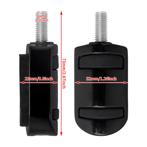 PE016201 HCmotorku Black Gear Shift Pegs Shift Pedals for Harley Softail Touring Dyna Sportster ‘84-’25 Size