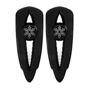 PE016301 HCmotorku CNC Black Front Floorboards Footboards for Indian Specific Pursuit, Challenger, Springfield, Chief, Chieftain, Roadmaster Models