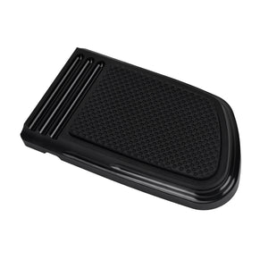 PE016601 HCmotorku Wide Anti-Slip Black Aluminum Brake Pedal Pad for Harley Softail Street Fat Bob ‘18-’25
