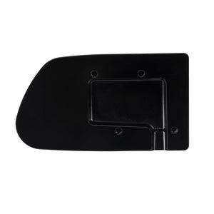 PE016602 HCmotorku Wide Anti-Slip Black and White Aluminum Brake Pedal Pad for Harley Softail Street Fat Bob ‘18-’25