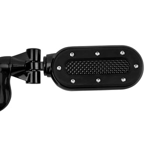 Highway Pegs with Flip-out Heel Rests for 1.25" Engine Guard For Harley | HCmotorku