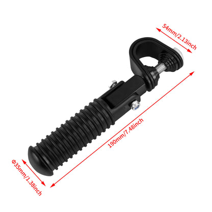 PE016801_HCmotorku_Black Highway Footpegs Crash Bar Footpegs for Honda Yamaha Harley Softail Touring Dyna Touring Size