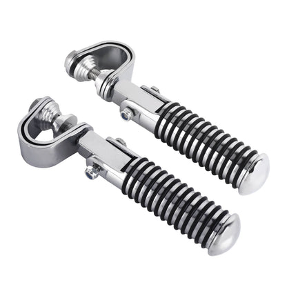 PE016802_HCmotorku_Chrome Highway Footpegs Crash Bar Footpegs for Honda Yamaha Harley Softail Touring Dyna Touring
