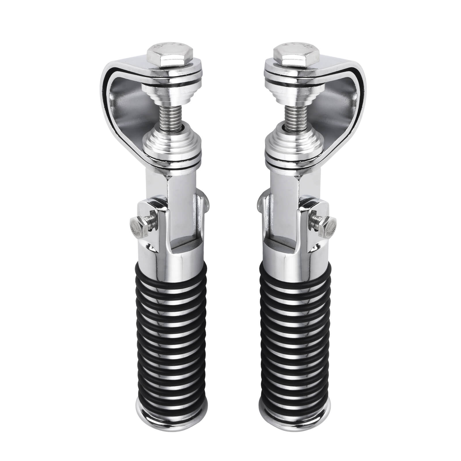PE016802_HCmotorku_Chrome Highway Footpegs Crash Bar Footpegs for Honda Yamaha Harley Softail Touring Dyna Touring