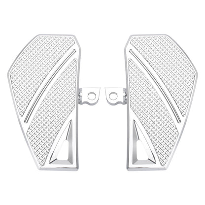 PE017002 HCmotorku Chrome Rear Passenger Footpegs Mini FloorBoards Mini Phantom for Harley Touring Dyna