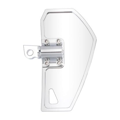 PE017002 HCmotorku Chrome Rear Passenger Footpegs Mini FloorBoards Mini Phantom for Harley Touring Dyna Back