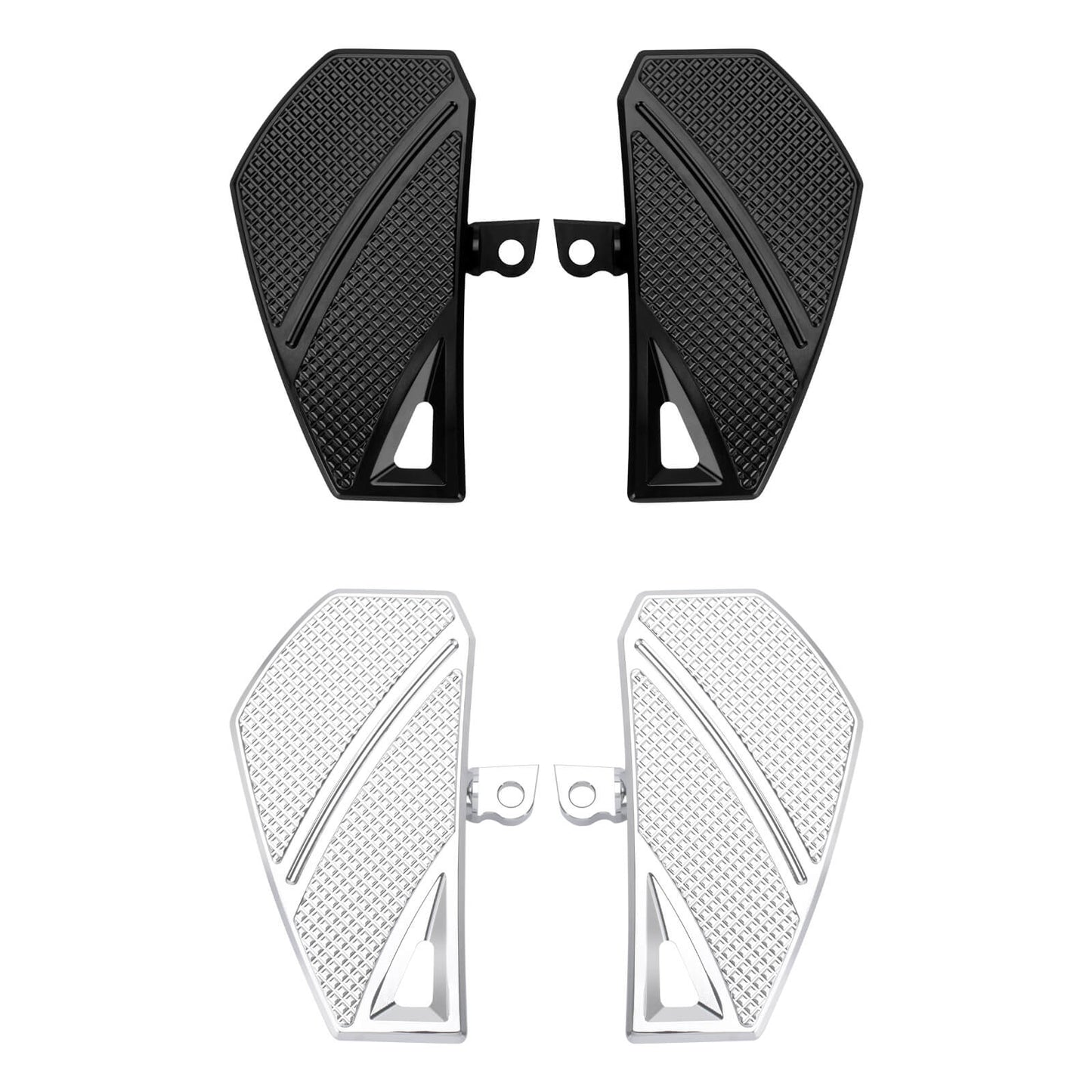 PE0170 HCmotorku Rear Passenger Footpegs Mini FloorBoards Mini Phantom for Harley Touring Dyna