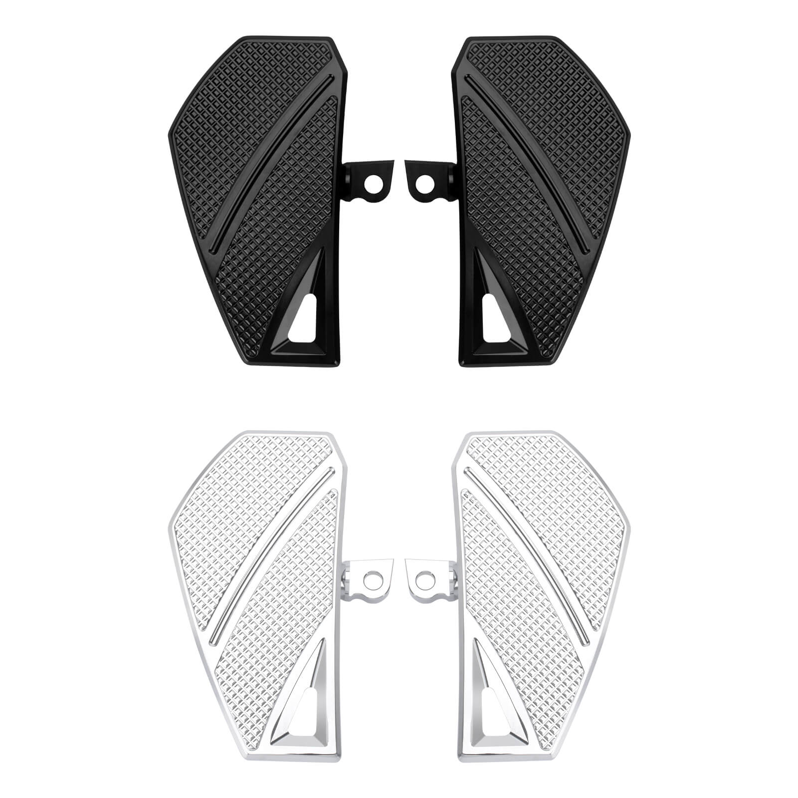 PE0170 HCmotorku Rear Passenger Footpegs Mini FloorBoards Mini Phantom for Harley Touring Dyna