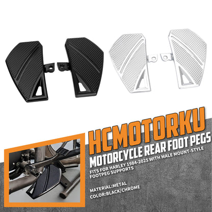 PE0170 HCmotorku  Rear Passenger Footpegs Mini FloorBoards Mini Phantom for Harley Touring Dyna