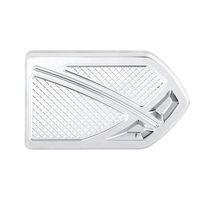 PE017102 HCmotorku Chrome Phantom Brake Pedal Pad for Harley Softail ‘86-’17 Touring ‘80-Later Dyna Switchback ‘12-’16