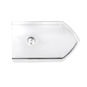 PE017102 HCmotorku Chrome Phantom Brake Pedal Pad for Harley Softail ‘86-’17 Touring ‘80-Later Dyna Switchback ‘12-’16 Back