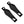 PE017201 HCmotorku Black Motorcycle Footpegs Footboards for Harley Softail Touring Electra Glide Road Glide Road King Detail