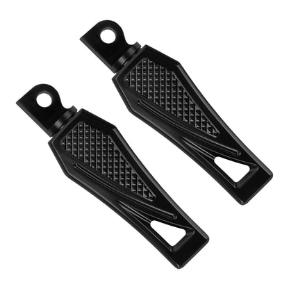 PE017201 HCmotorku Black Motorcycle Footpegs Footboards for Harley Softail Touring Electra Glide Road Glide Road King Detail
