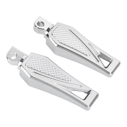 PE017202 HCmotorku Chrome Motorcycle Footpegs Footboards for Harley Softail Touring Electra Glide Road Glide Road King