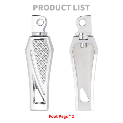 PE017202 HCmotorku Chrome Motorcycle Footpegs Footboards for Harley Softail Touring Electra Glide Road Glide Road King Product List