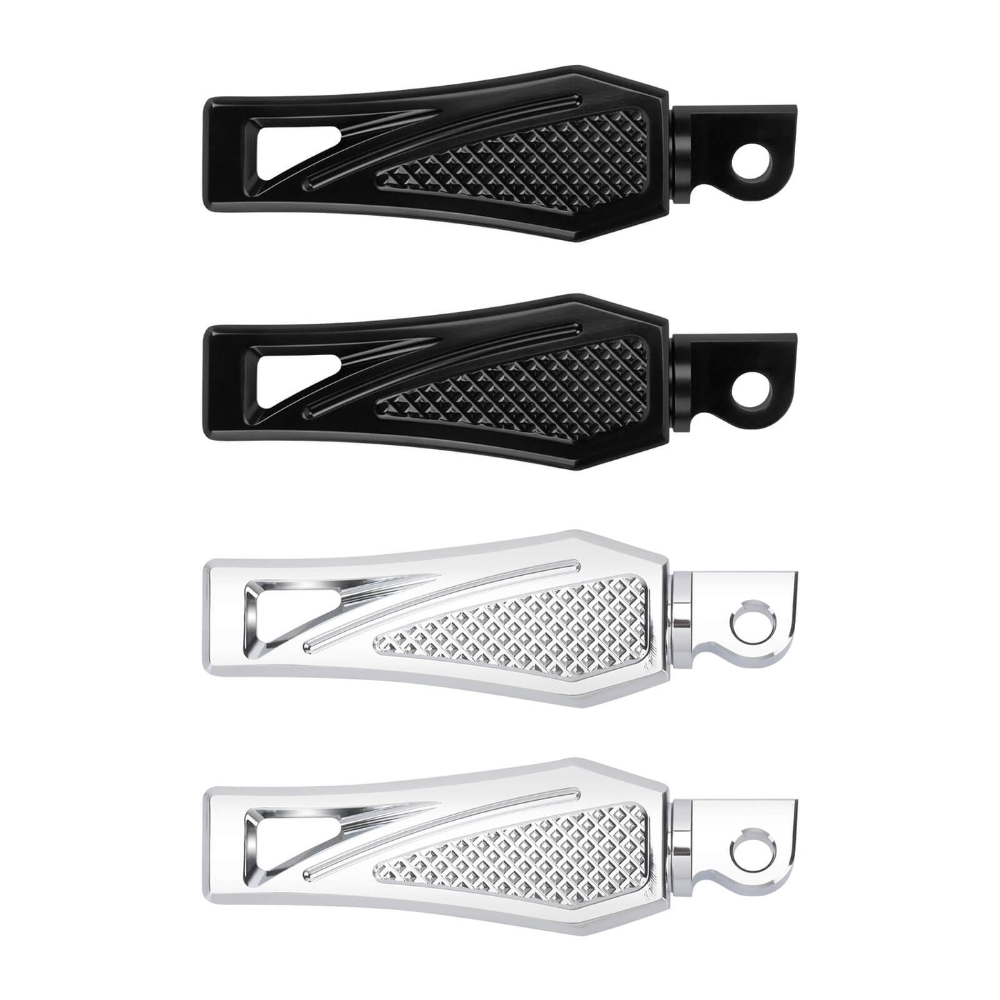 PE0172 HCmotorku Motorcycle Footpegs Footboards for Harley Softail Touring Electra Glide Road Glide Road King