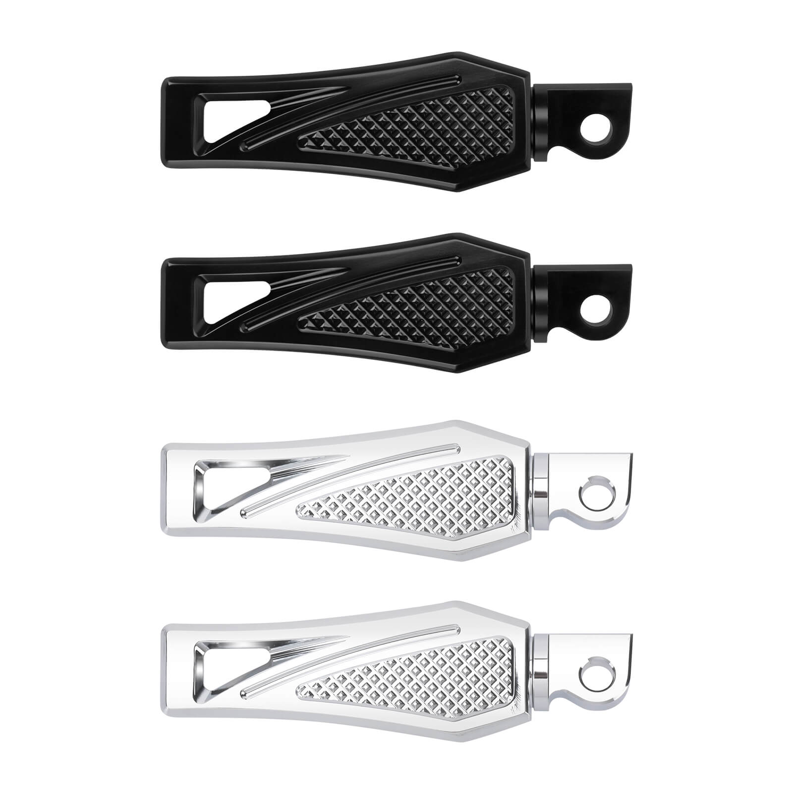 PE0172 HCmotorku Motorcycle Footpegs Footboards for Harley Softail Touring Electra Glide Road Glide Road King