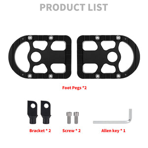 Footboards Footpegs Black For Harley Touring Street Glide Road Glide | HCmotorku