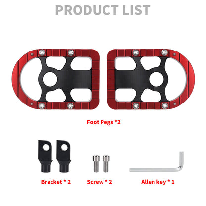 Footboards Footpegs Red For Harley Touring Street Glide Road Glide | HCmotorku