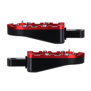 Rear Footboards Footpegs Red For Harley Touring Street Glide Road Glide | HCmotorku