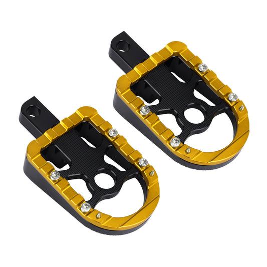Footboards Footpegs Yellow For Harley Touring Street Glide Road Glide | HCmotorku