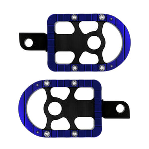 Footboards Footpegs Blue For Harley Touring Street Glide Road Glide | HCmotorku