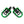 PE017305 hcmotorku Passenger Footboards Green Footpegs For Harley street glide